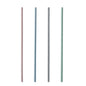 Τέσσερα ευθεία καλαμάκια από χαρτί PAPSTAR GmbH (21 cm, Ø 6 mm) είναι τοποθετημένα κάθετα μπροστά από λευκό φόντο. Τα πολύχρωμα PAPSTAR καλαμάκια υπάρχουν σε ανοιχτό ροζ, μπλε, γκρι και πράσινο.