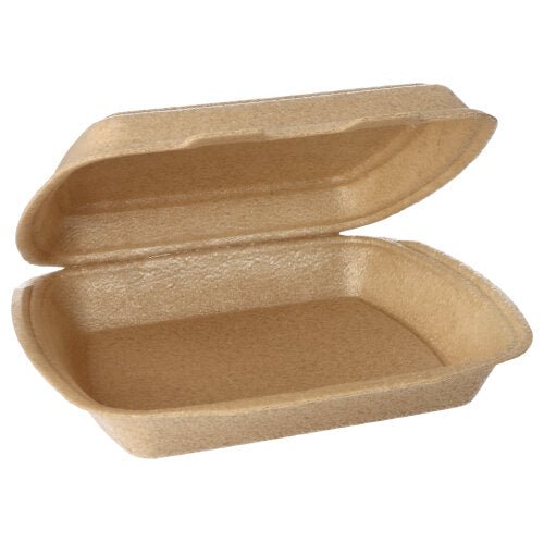 Τα Starpak 50 Menübοxen με καπάκι, XPP (7x20,5x24cm, μπεζ) είναι ορθογώνια, κομποστοποιήσιμα κουτιά με καπάκι - ιδανικά για τη μεταφορά τροφίμων. Το περιεχόμενο είναι άδειο και έτοιμο προς χρήση.