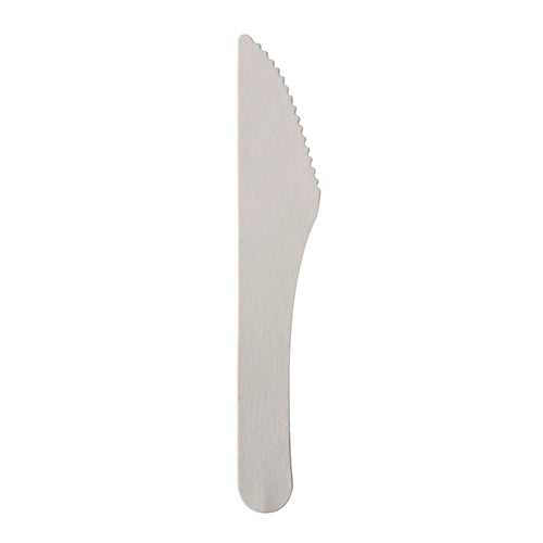 Ένα PAPSTAR μαχαίρι από χαρτί "pure", 15,8 cm, λευκό, φιλικό προς το περιβάλλον - μιας χρήσης μαχαίρια από την PAPSTAR GmbH σε σακούλα (20 τεμάχια), ιδανικό για βιώσιμες αποφάσεις μαχαιροπήρουνων.