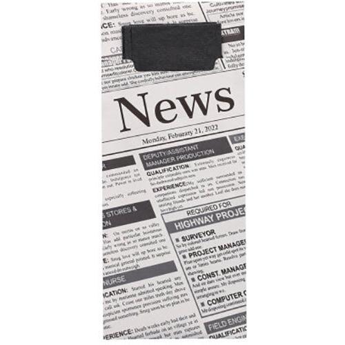 Εκτός από μια διπλωμένη εφημερίδα με ημερομηνία Δευτέρα, 21 Φεβρουαρίου 2022, με αγγελίες εργασίας και μικρές αγγελίες, υπάρχουν 520 θήκες μαχαιροπήρουνων (20 x 8,5 cm) της PAPSTAR GmbH με αντίστοιχες 2-στρώσεων χαρτοπετσέτες στο μέγεθος 33 x 33 cm.