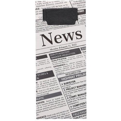 Εκτός από μια διπλωμένη εφημερίδα με ημερομηνία Δευτέρα, 21 Φεβρουαρίου 2022, με αγγελίες εργασίας και μικρές αγγελίες, υπάρχουν 520 θήκες μαχαιροπήρουνων (20 x 8,5 cm) της PAPSTAR GmbH με αντίστοιχες 2-στρώσεων χαρτοπετσέτες στο μέγεθος 33 x 33 cm.