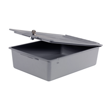 Αριθμητικός δίσκος αποθήκευσης βάθους 120 mm με καπάκι χωρίς θήκες, γκρι | Συσκευασία (1 τεμάχιο)