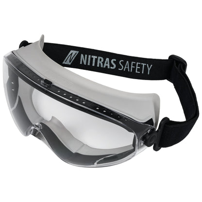 NITRAS VISION PROTECT, γυαλιά πλήρους όρασης, EN 166 PVC | Συσκευασία (12 τεμάχια)