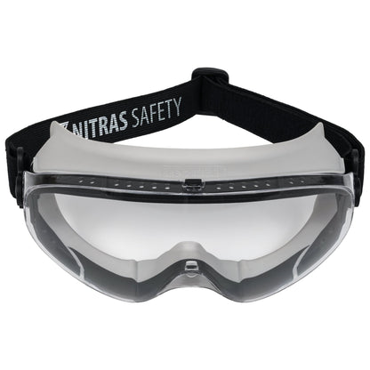 NITRAS VISION PROTECT, γυαλιά πλήρους όρασης, EN 166 PVC | Συσκευασία (12 τεμάχια)