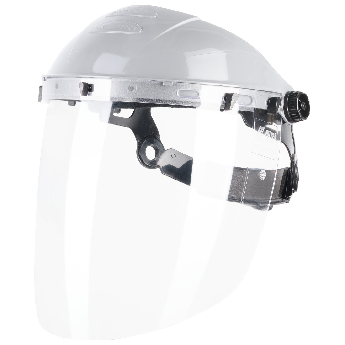 Γείσο NITRAS PROTECT, διαφανές / μαύρο, EN 166 πλαστικό | Συσκευασία (1 τεμάχιο)