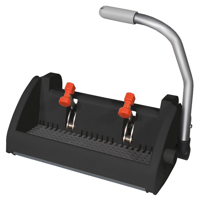 Numatic επίπεδη πρέσα, μαύρο, με μοχλό από ανοξείδωτο χάλυβα, reflo | Συσκευασία (1 τεμάχιο)