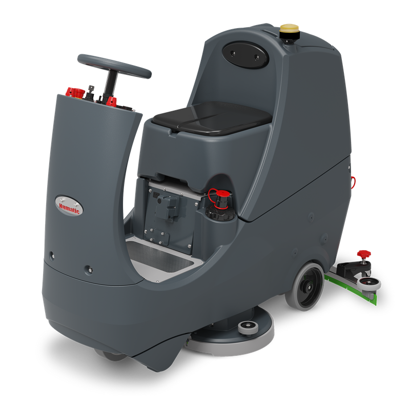 Numatic ride-on scrubber dryer CRL8072/100T incl. ολοκληρωμένος. Φορτιστής και ντροπαλότητα TenTec | Συσκευασία (1 τεμάχιο)