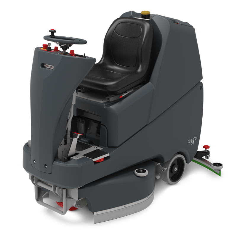 Numatic tride-on scrubber dryer TVL850T incl. ενσωματωμένος φορτιστής και βούρτσες TenTec | Συσκευασία (1 τεμάχιο)