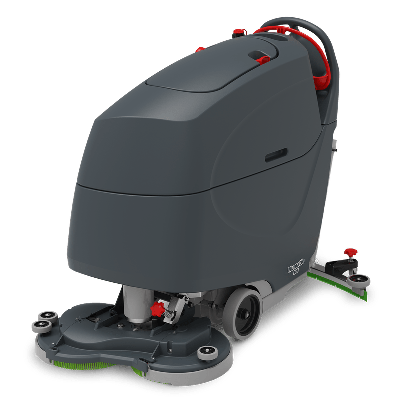 Numatic scrubber dryer μπαταρίας TBL8572 incl. ενσωματωμένος φορτιστής + 2 βούρτσες TenTec κόκκινο 606303 (UN3481) ΧΩΡΙΣ Α | Συσκευασία (1 τεμάχιο)