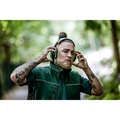 NITRAS MUTE DEFENDER PRO, ωτοασπίδες, μαύρο / πράσινο, EN 352-1 πλαστικό | Συσκευασία (1 τεμάχιο)