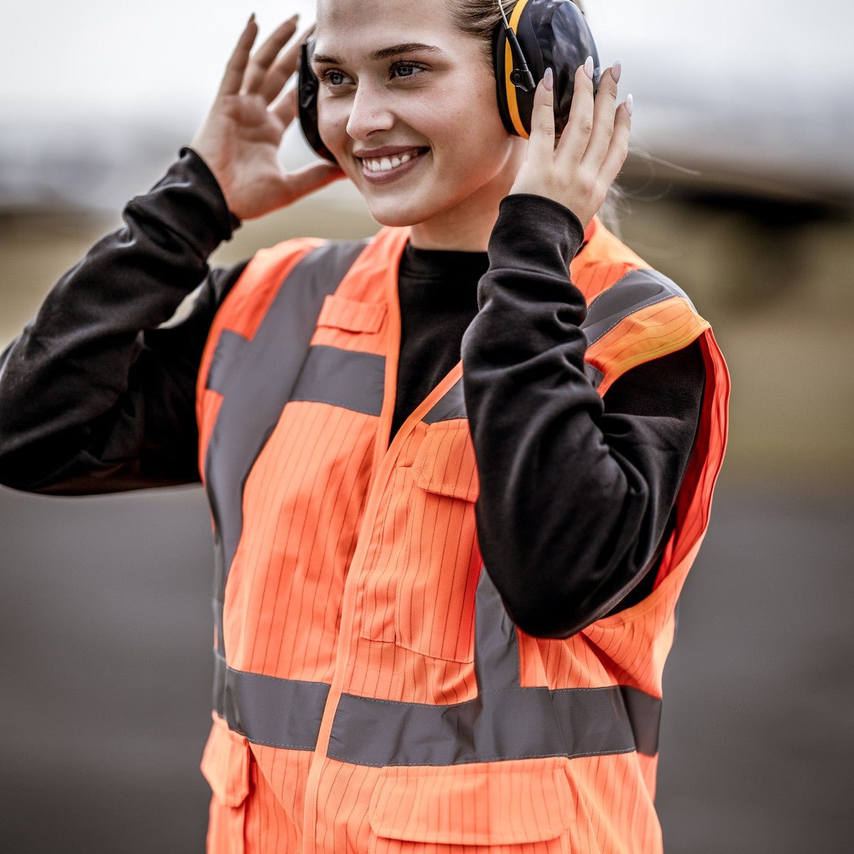 NITRAS MUTE DEFENDER PRO, ωτοασπίδες, μαύρο / κίτρινο, EN 352-1 πλαστικό | Συσκευασία (1 τεμάχιο)
