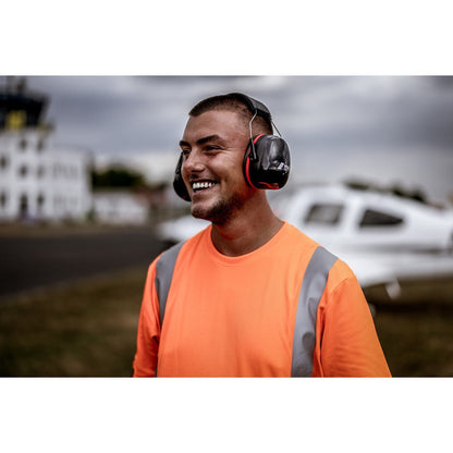 NITRAS MUTE DEFENDER PRO, ωτοασπίδες, μαύρο / κόκκινο, EN 352-1 πλαστικό | Συσκευασία (1 τεμάχιο)
