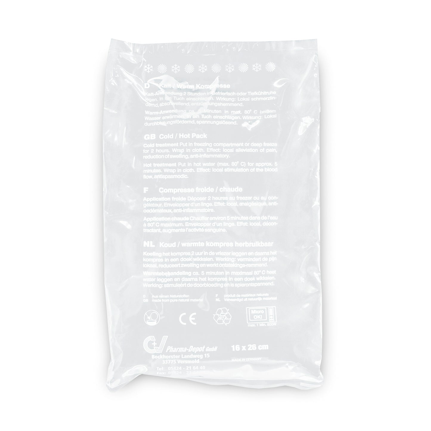 Κρύα-ζεστή κομπρέσα | 1 κομπρέσα