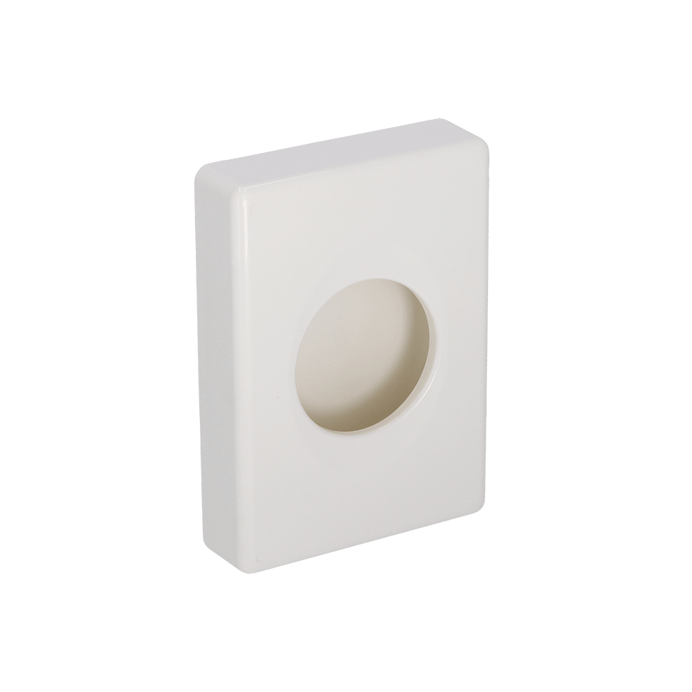 Το DEISS 99301 Dispenser Hygiene Box (100x139,5x27,5 mm, λευκό) από την EMIL DEISS KG είναι μια λευκή, ορθογώνια επιτοίχια πλάκα με κεντρικό άνοιγμα για την καθοδήγηση καλωδίων ή την υγιεινή αποθήκευση σε ιατρικές εγκαταστάσεις. Συσκευασία: 25 τεμάχια.