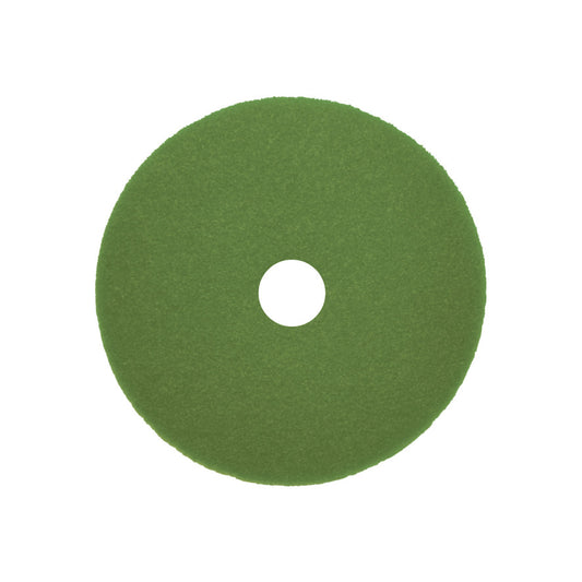 Ein Arcora Sunshine Final No4 grüner kreisförmiger Block mit Mittelloch (Karton, 10 Stück) ist vor einem weißen Hintergrund abgebildet.