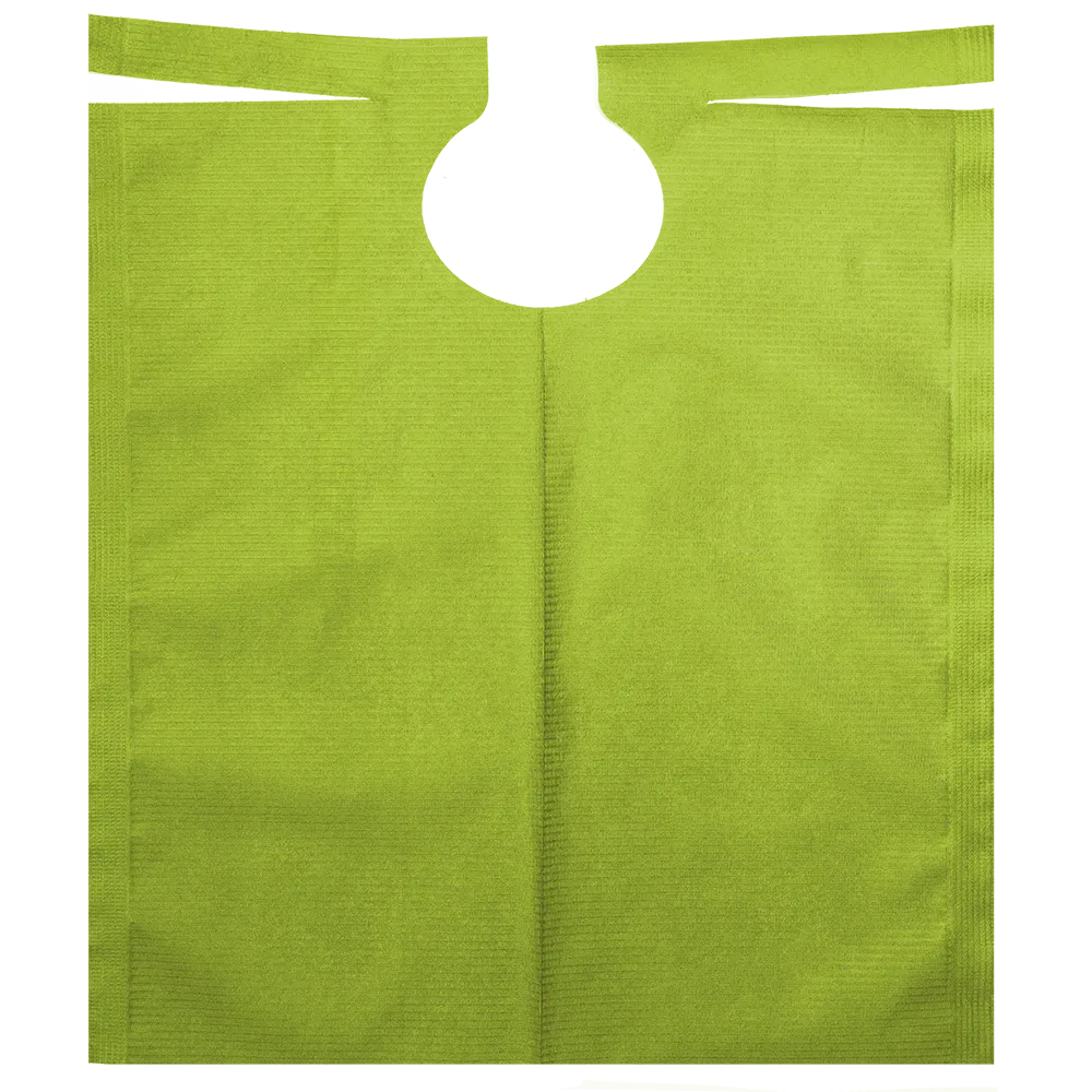 Το κάλυμμα ασθενών AMPri με επικάλυψη PE στις διαστάσεις 500 x 600 mm και διαθέσιμο σε διάφορα χρώματα, είναι μια ποδιά από μη υφασμένο ύφασμα της AMPri Handelsgesellschaft mbH. Με τη στρογγυλεμένη λαιμόκοψη και δύο οριζόντιες λωρίδες στο πάνω μέρος, είναι ιδανικό για οδοντιατρικές θεραπείες. Κάθε ρολό περιέχει 80 τεμάχια.