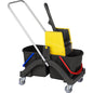 Nasswischwagen Aquva 2 x 17 L, gelb | Packung (1 Stück)