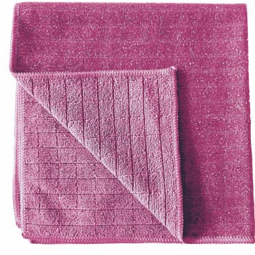 Το Arcora Scrub & Clean 2N1 Microfasertuch (40 x 40 cm) από την Arcora International GmbH είναι τακτικά διπλωμένο και δείχνει την δομημένη, πλέγματος πλευρά του για καθαρισμό όλων των επιφανειών, με μια πιο λεία πίσω πλευρά για πολυλειτουργική χρήση.