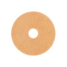 Το Arcora Superpad Beige της Arcora International GmbH είναι ένα κυκλικό μαξιλάρι δαπέδου με κεντρική οπή, ιδανικό για στεγνό γυάλισμα και συντήρηση ευαίσθητων δαπέδων έως 400 στροφές/λεπτό, απεικονίζεται σε λευκό φόντο.