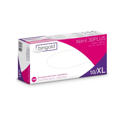 Bingold Nitril 30Plus γάντια νιτρίλια, μπλε