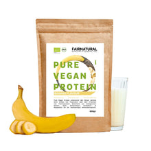 Βιολογική vegan πρωτεΐνη μπανάνα σε σκόνη χωρίς σόγια