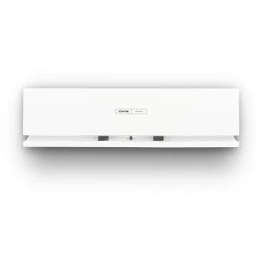 Το μπροστινό πάνελ CWS για το διανομέα αρωμάτων Air Bar από την CWS χαρακτηρίζεται από έναν μινιμαλιστικό, ορθογώνιο λευκό σχεδιασμό και απεικονίζεται απομονωμένο σε ένα απλό λευκό φόντο. Η σύγχρονη εμφάνιση συμπληρώνεται από ένα κομψό πάνελ οθόνης που μπορεί εύκολα να τοποθετηθεί στον τοίχο.