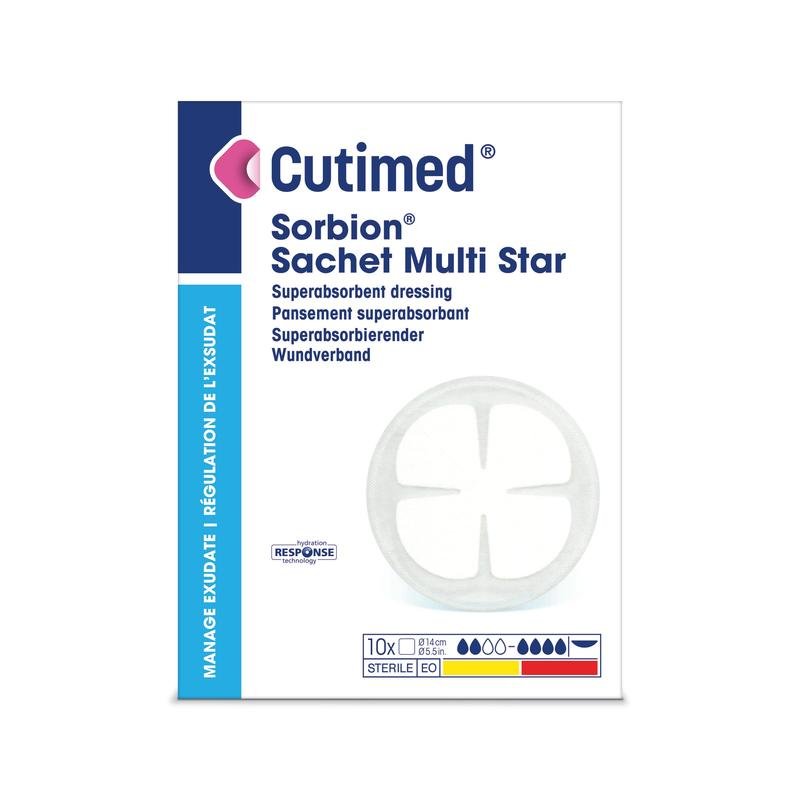 Cutimed Sorbion Sachet Multi Star, επίθεμα τραύματος