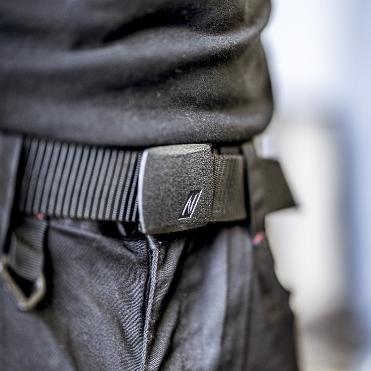 Ζώνη NITRAS με πλαστική πόρπη, μαύρο Πολυεστέρας: 100% | Συσκευασία (1 τεμάχιο)