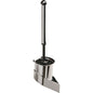 Η Haug Bürsten KG WC-WANDGARNITUR,M.BÜRSTE 61333 ΕΠΙΧΡΩΜΙΩΜΕΝΟ (115x100x410mm) χαρακτηρίζεται από μια σύγχρονη, γωνιακή βάση, μια όρθια λαβή με στρογγυλό άκρο και έναν δακτύλιο για εύκολη συγκράτηση. Όλα σε ένα κομψό σχέδιο χρωμίου.