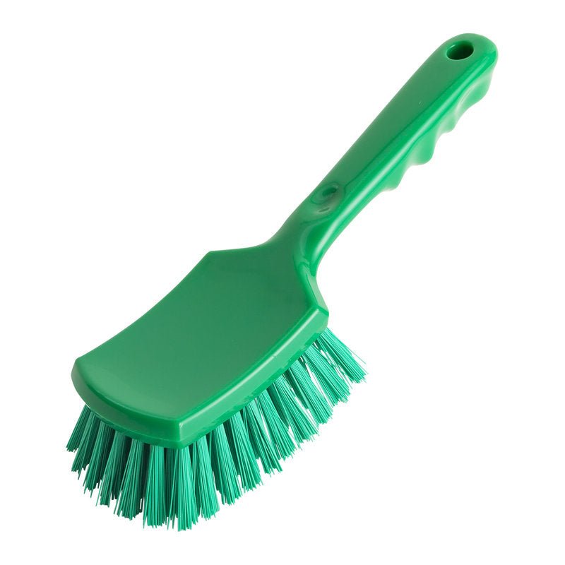 Η Haug Bürsten KG ΣΚΟΥΠΑ ΜΕ ΚΟΝΤΑΡΙ, ø 0,50MM ΣΚΛΗΡΗ (260x72x35mm) είναι μια πράσινη πλαστική βούρτσα καθαρισμού με ανθεκτικές τρίχες και μια λαβή με καμπύλες που διαθέτει τρύπα για εύκολο κρέμασμα.
