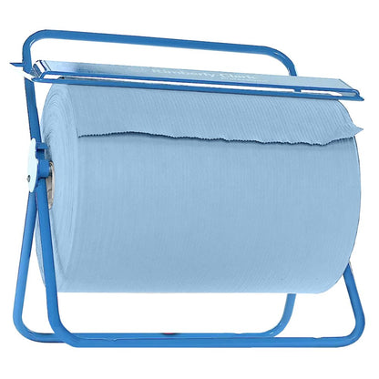 Το WypAll® X80 PowerClean ρολό (31,00 x 31,50 cm) της Kimberly-Clark GmbH είναι τοποθετημένο σε μεταλλική βάση διανομής με οδοντωτή άκρη και είναι ιδανικό για επαγγελματική χρήση.
