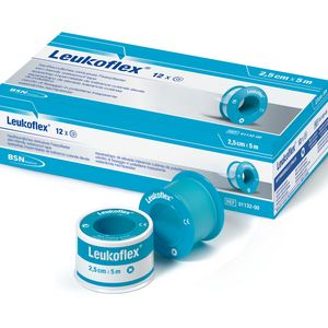 Leukoflex, επίδεσμος σε ρολό, με προστατευτικό δακτύλιο