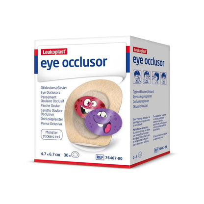 Leukoplast eye occlusor, κάλυμμα ματιών, χρώμα δέρματος
