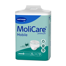 Είδος που έχει διακοπεί: Hartmann MoliCare® Premium Mobile, 5 σταγόνες, XL | Συσκευασία (14 τεμάχια)