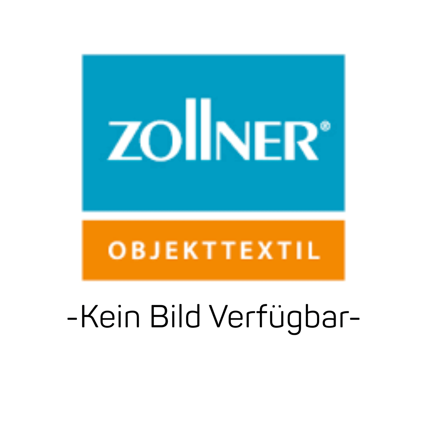 Η εικόνα δείχνει το λογότυπο της Zollner Ojekttextil GmbH σε λευκό πάνω σε μπλε πάνω από μια πορτοκαλί μπάρα "OBJEKTTEXTIL", όπου "-Kein Bild Verfügbar-" υποδεικνύει ότι δεν υπάρχει εικόνα για το Zollner Kasack Frieda-Soft, L, 001-λευκό | Συσκευασία (1 τεμάχιο).
