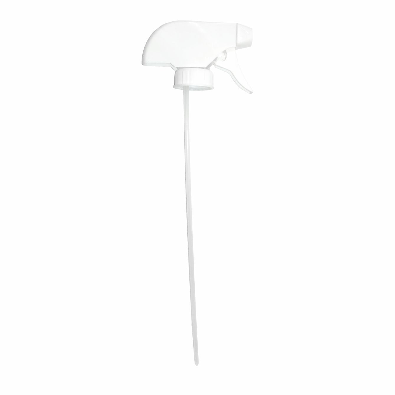 Το Arcora Sprühpistole Für 1L Flaschen Profi Maxi T από την Arcora International GmbH είναι ένα λευκό πλαστικό πιστόλι ψεκασμού με μακρύ σωλήνα βύθισης, ιδανικό για επαγγελματικό καθαρισμό και απεικονίζεται σε ένα απλό λευκό φόντο.