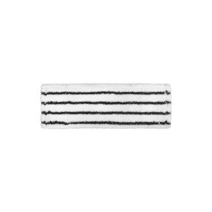 Το Arcora EXCELLENT HARD MOPP ΓΚΡΙ-ΛΕΥΚΟ από την Arcora International GmbH είναι ένα ορθογώνιο πανί σφουγγαρίσματος σε γκρι-λευκό με πέντε μαύρες λωρίδες - ιδανικό για τον αποτελεσματικό καθαρισμό σκληρών δαπέδων. Απεικονίζεται σε λευκό φόντο.