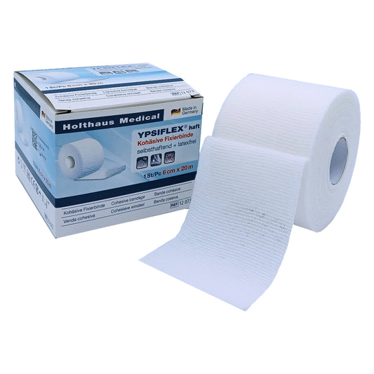 YPSIFLEX® συγκολλητικός επίδεσμος στερέωσης, χωρίς λάτεξ | Συσκευασία (1 ρολό)