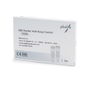 Το πακέτο με την επιγραφή „Pluslife GBS (Strep B) Nukleinsäure PCR Kontrollkit“ περιέχει στοιχεία επικοινωνίας για την Medunion S.L. στη Βαρκελώνη, Ισπανία, και την Guangdong Pluslife Biotech Co., Ltd. Αυτό το κιτ, που έχει σχεδιαστεί για PCR τεστ, περιέχει ελέγχους τεστ για Streptococcus agalactiae με δύο μικρά φιαλίδια που απεικονίζονται στη συσκευασία.