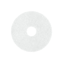 Το Arcora SUPERPAD WEISS από την Arcora International GmbH είναι ένα στρογγυλό, λευκό, δομημένο πάτωμα μεσαίας οπής για τον απαλό καθαρισμό ευαίσθητων επιφανειών, απεικονισμένο από πάνω σε λευκό φόντο.
