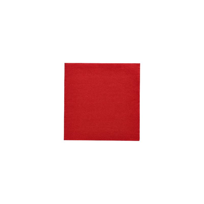 Οι χαρτοπετσέτες «DAILY Collection» της PAPSTAR GmbH με 1/4 πτυχή και διαστάσεις 24 cm x 24 cm σε μονόχρωμο κόκκινο είναι εξαιρετικές για μια κομψή διακόσμηση τραπεζιού και ξεχωρίζουν οπτικά από το λευκό υπόβαθρο.