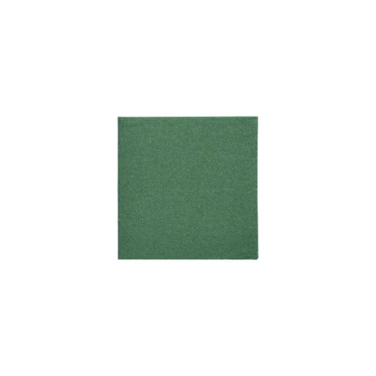 Ένα κομμάτι χαρτοπετσετών 24 cm x 24 cm της PAPSTAR από τη «DAILY Collection» με πράσινο σχέδιο σε λευκό υπόβαθρο χρησιμεύει ως βιώσιμη διακόσμηση τραπεζιού και προσθέτει μια φιλική προς το περιβάλλον νότα σε κάθε περιβάλλον.