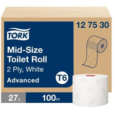 Tork Midi Χαρτί Τουαλέτας Λευκό | Χαρτοκιβώτιο (27 πακέτα)