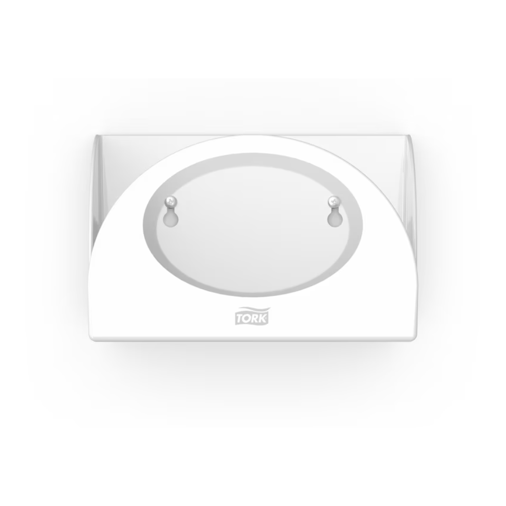 Ο Tork 655100 Small Pack Papierspender Performance W8 από την TORK – Essity Professional Hygiene Germany GmbH είναι ένας λευκός, μινιμαλιστικός διανομέας χαρτοπετσετών με ημικυκλικό άνοιγμα και δύο ορατά στρογγυλά κλεισίματα που παρέχουν υγιεινή προστασία. Ο λεπτός σχεδιασμός του επιτρέπει μια εξοικονόμηση χώρου επιτοίχια τοποθέτηση και τον καθιστά ιδανικό για μοντέρνους χώρους.