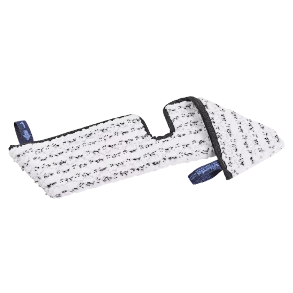 Η επαγγελματική σφουγγαρίστρα Swep Duo HygienePlus της Vileda GmbH είναι ένα λευκό-μαύρο δομημένο πανί καθαρισμού σε ορθογώνιο σχήμα με μια εγκοπή και δύο μπλε ετικέτες αποσχισμού, που εξασφαλίζει βέλτιστη απόδοση και αποτελεσματικά αποτελέσματα καθαρισμού σε κάθε εφαρμογή.