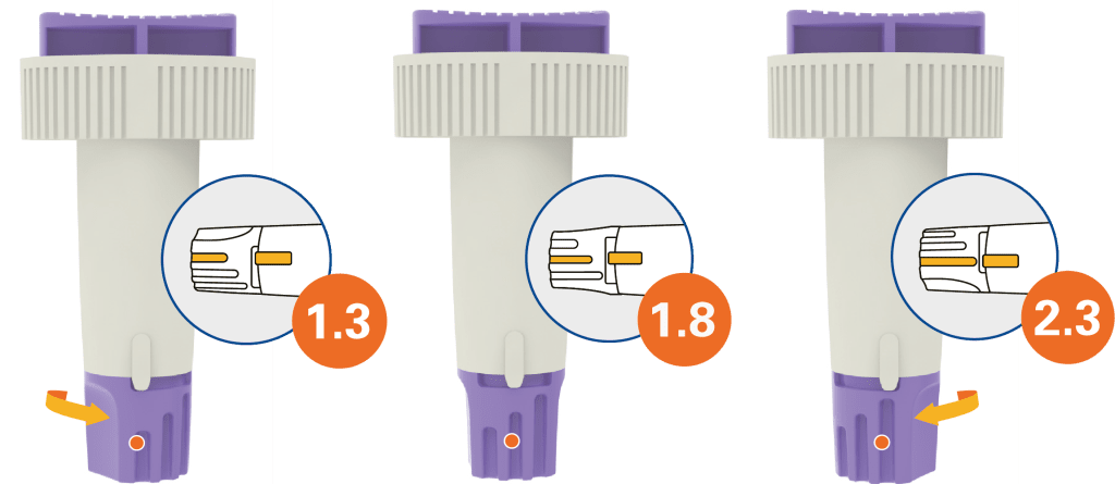 Νυστέρια ασφαλείας Alphacheck TRI 23G | Συσκευασία (100 τεμάχια)