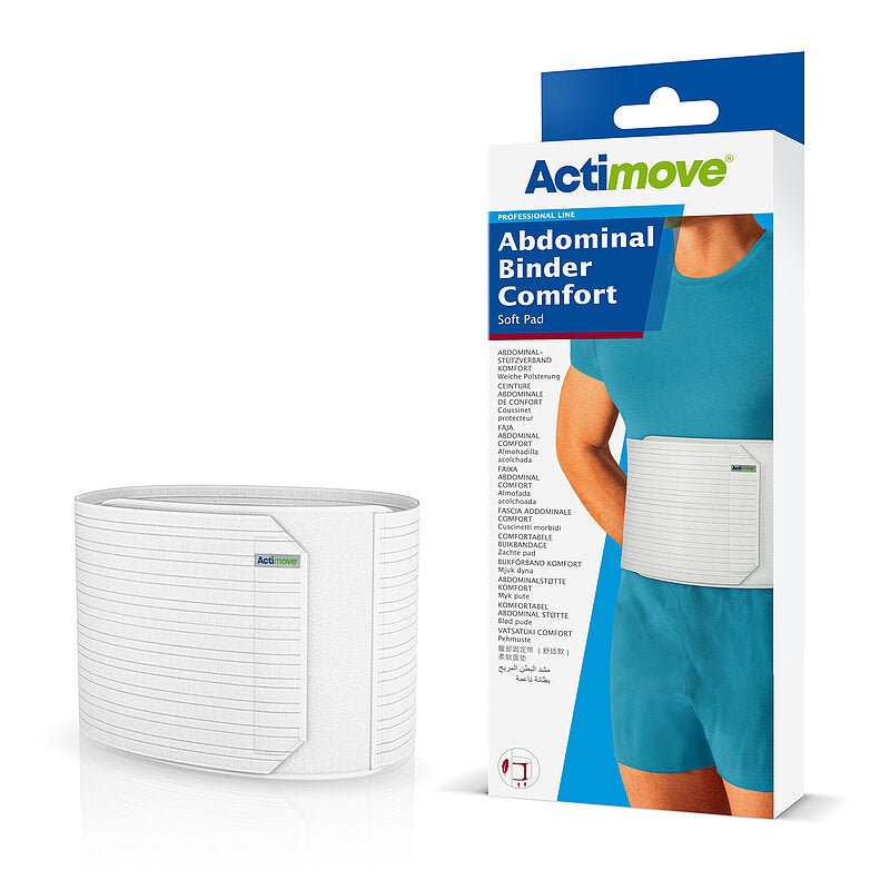 Actimove Abdominal Binder Comfort, επίδεσμος, λευκός