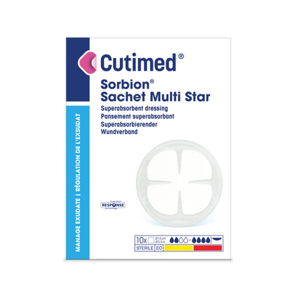 Cutimed Sorbion Sachet Multi Star, επίθεμα τραύματος