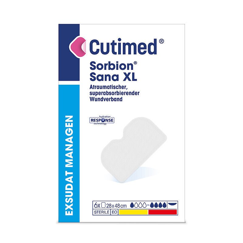 Cutimed Sorbion Sana, επίδεσμος τραύματος