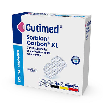 Cutimed Sorbion Carbon+, επίδεσμος πληγών